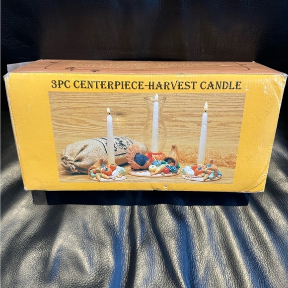 NEW vintage Fall centerpiece candle holders - Picture 3 of 3